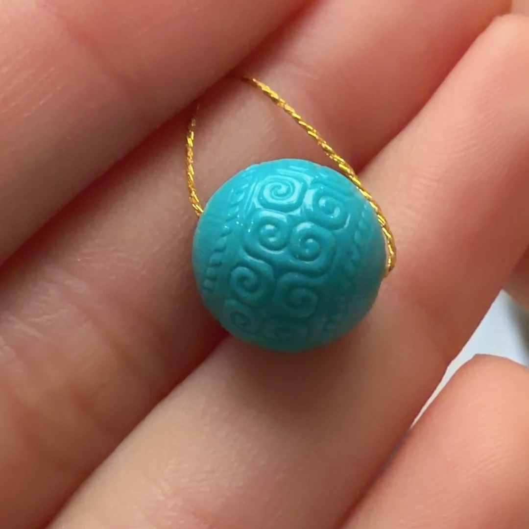 绿松石未镶嵌颈饰