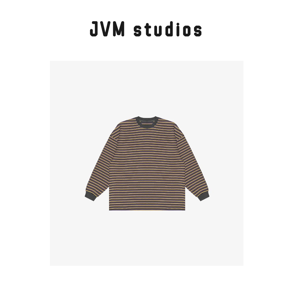 2024新款JVM定制22161时尚百搭条纹长袖T恤12/25