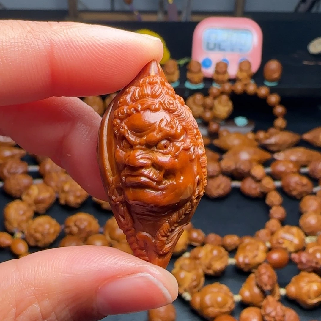 橄榄核手串/手链海***米纯手工不动明王