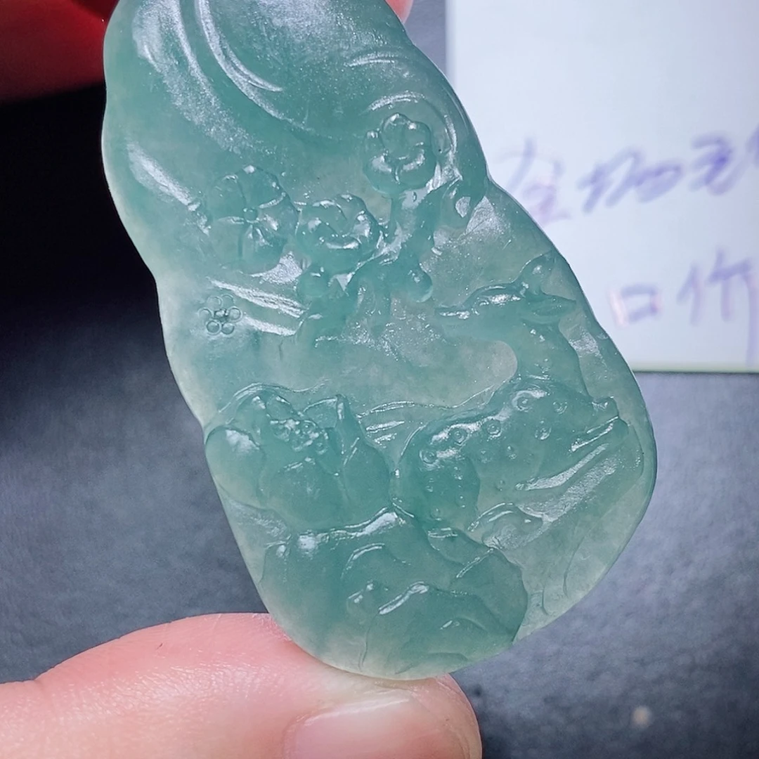 定制翡翠未镶嵌毛货