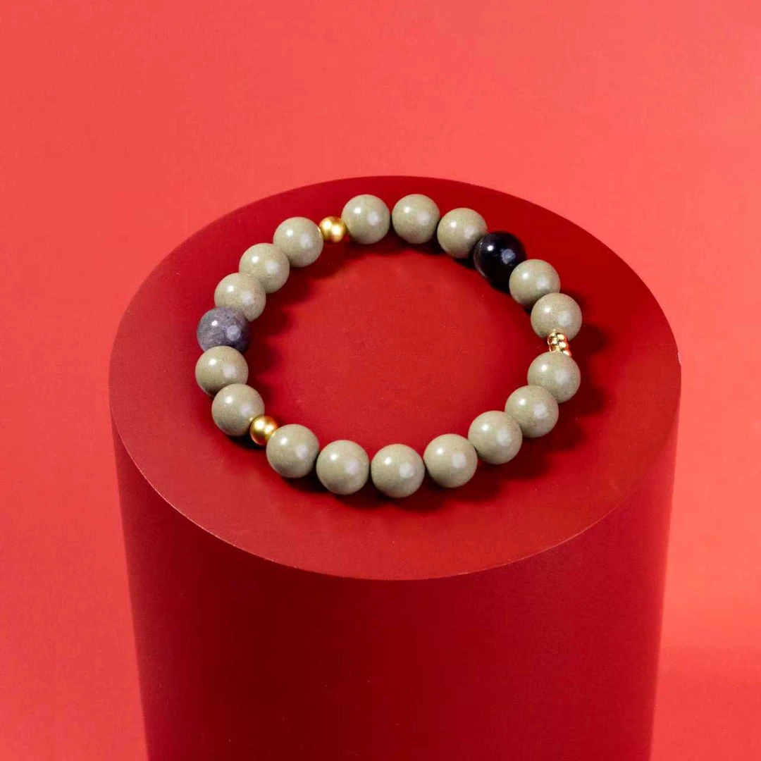 【禅茶·玄夜(单圈)】古法合香泥塑品