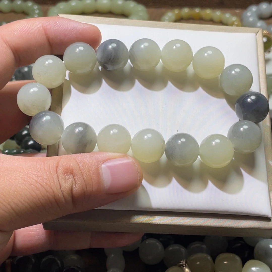 未镶嵌手链和田玉（白玉）