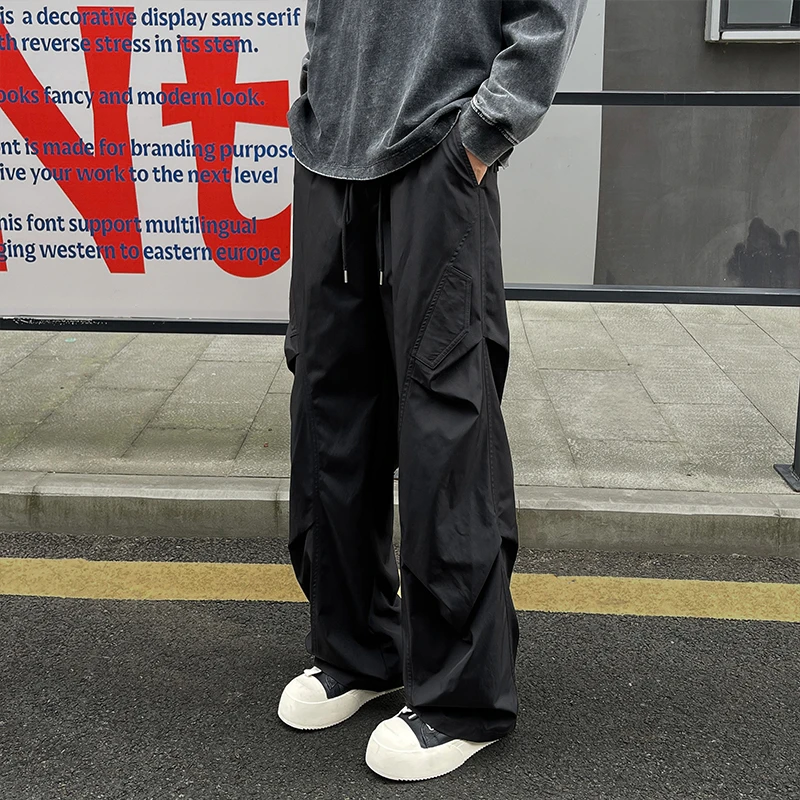 美式速干轻量伞兵裤男夏季轻薄户外防水登山冲锋裤子防晒休闲长裤