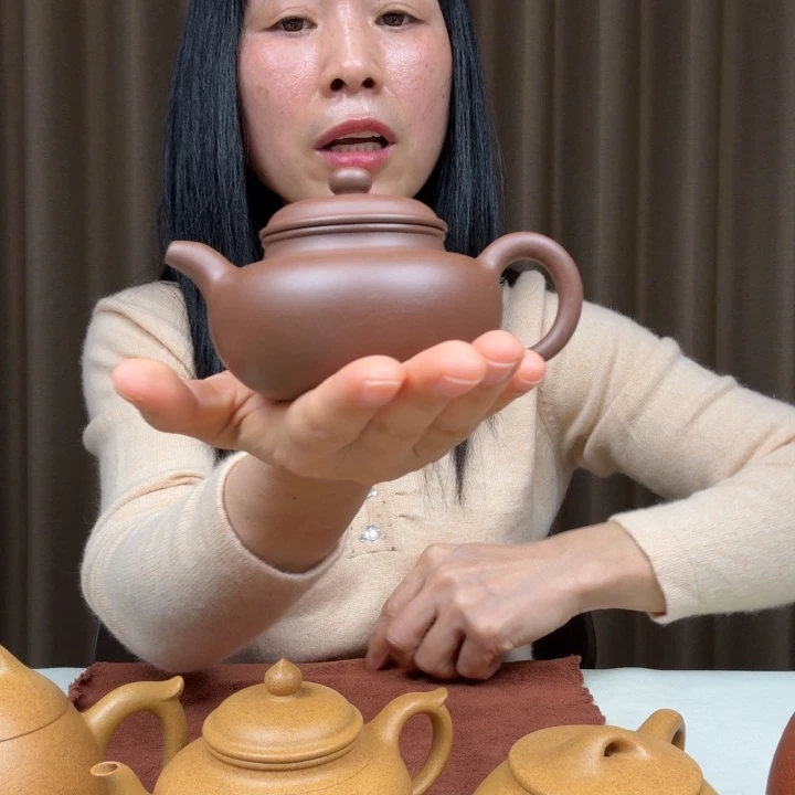 s***n紫砂茶壶50目老紫泥仿古170cc左右全手工