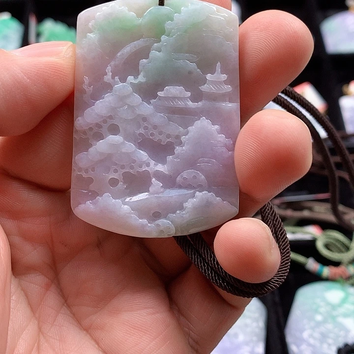 颈饰未镶嵌翡翠翡翠