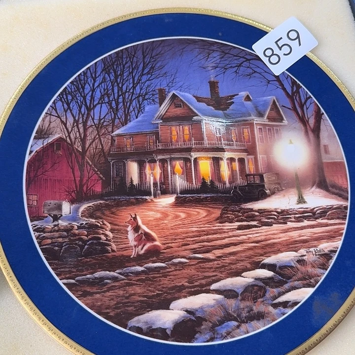 瓷片很好看的盘子