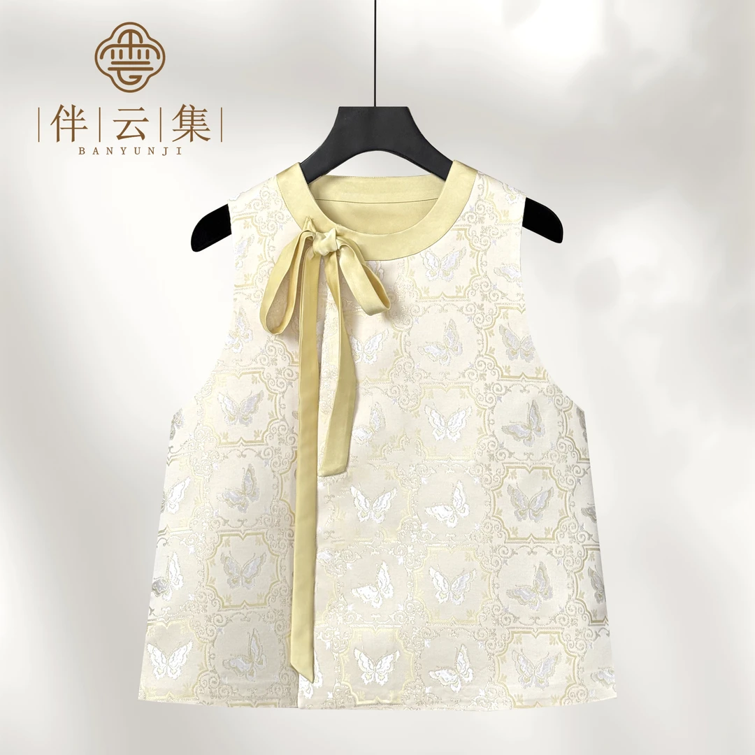 【蝶影】国风高级气质时尚网红百搭新中式马甲