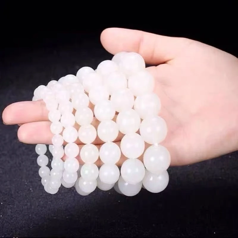 【新人特价活动】 昆仑山玉精品冰晴水卡10-12-14-16手串都有