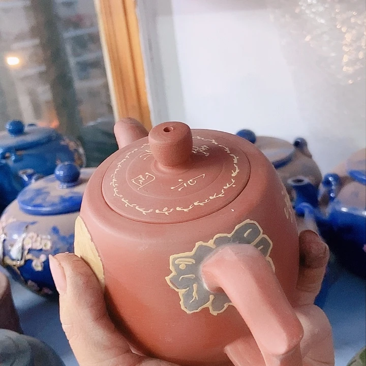 紫砂茶杯宜兴紫砂全手工制作