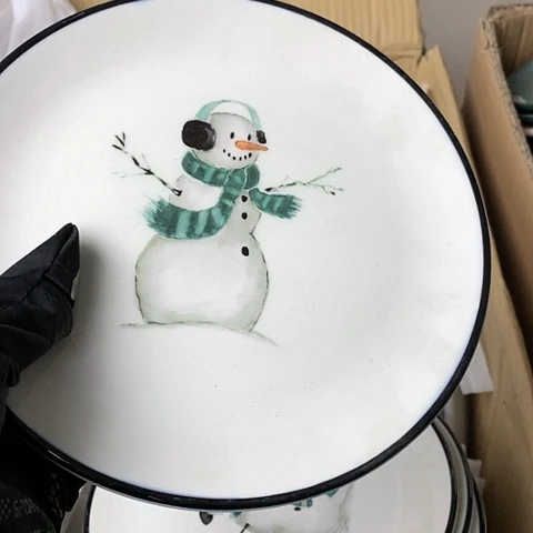 盘陶瓷制品满25拼单发货默认微瑕