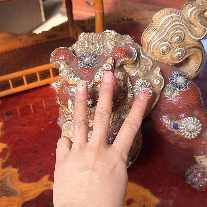 陶瓷抖***你中古工艺品摆件