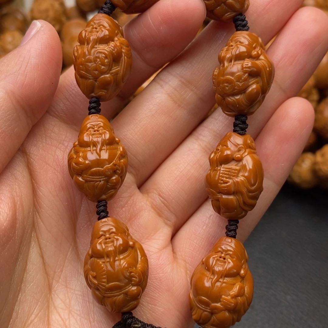 手串橄榄核小财神