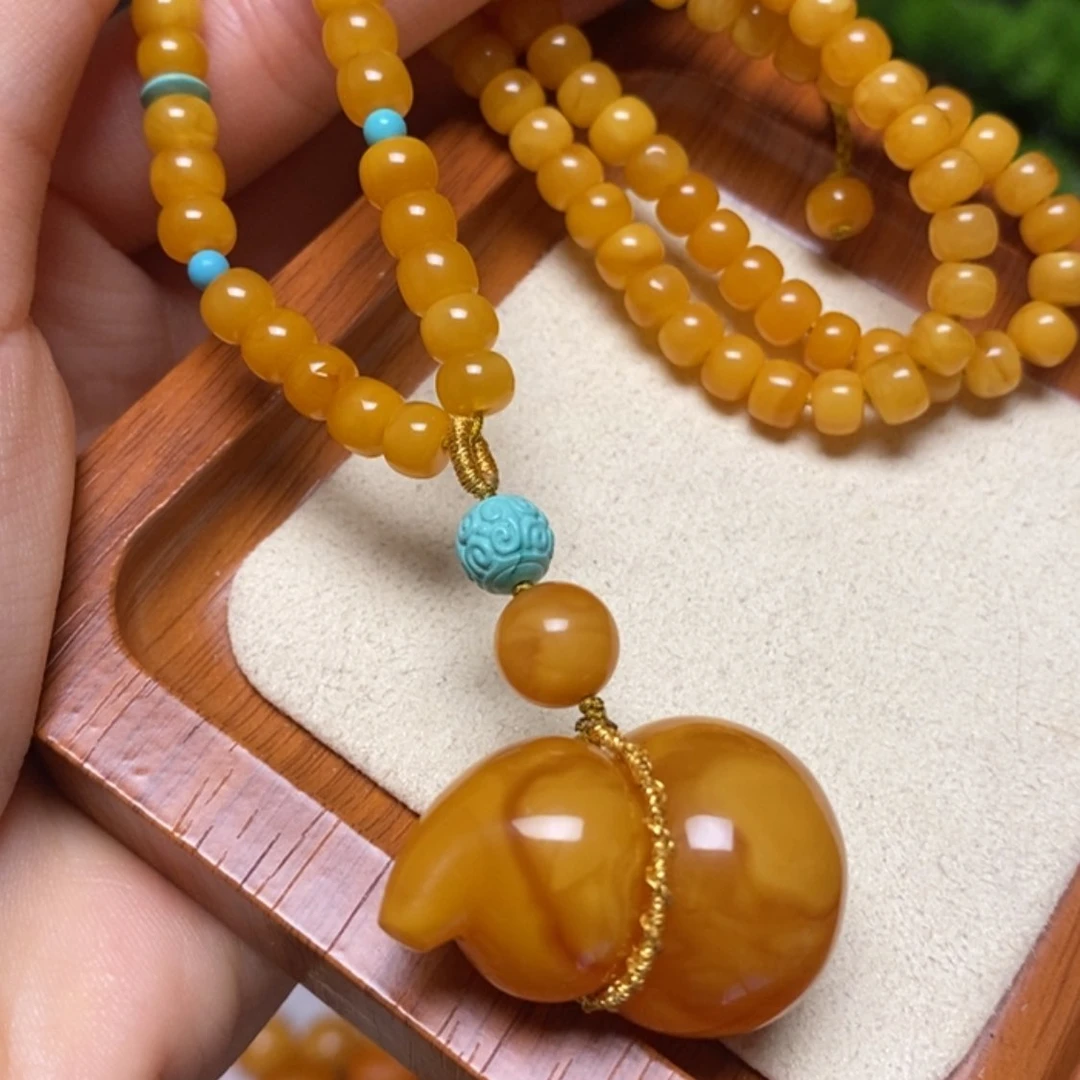 【闪购商品】蜜蜡颈饰未镶嵌项链