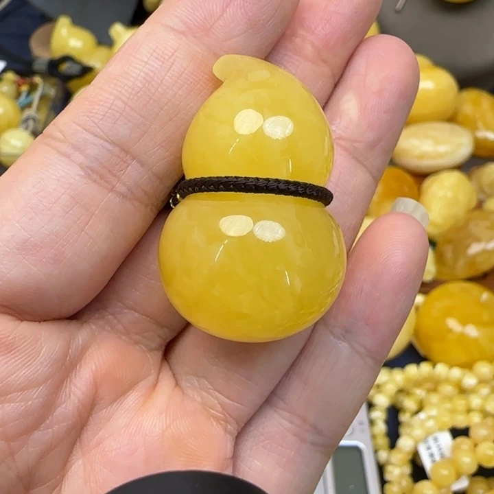 蜜蜡颈饰未镶嵌天然蜜蜡