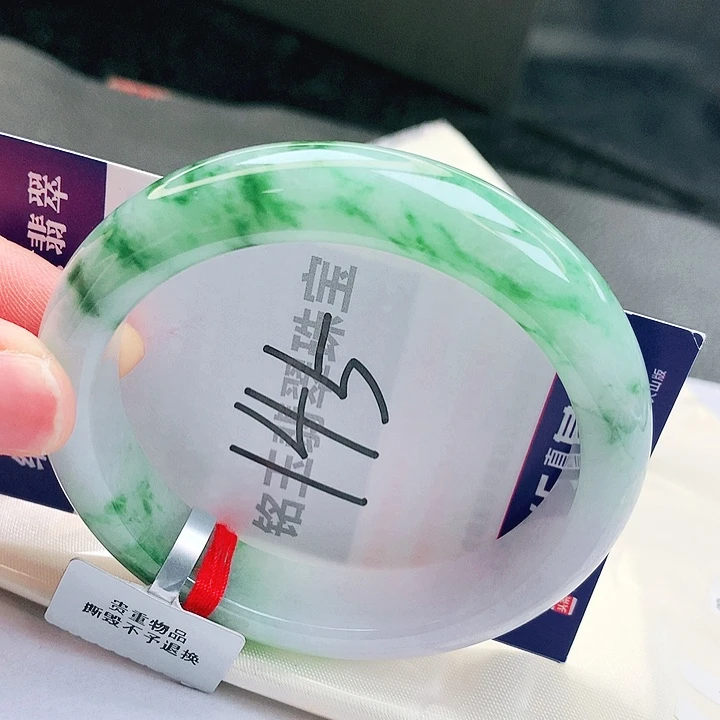 翡翠未镶嵌手镯缅甸天然a货翡翠手镯