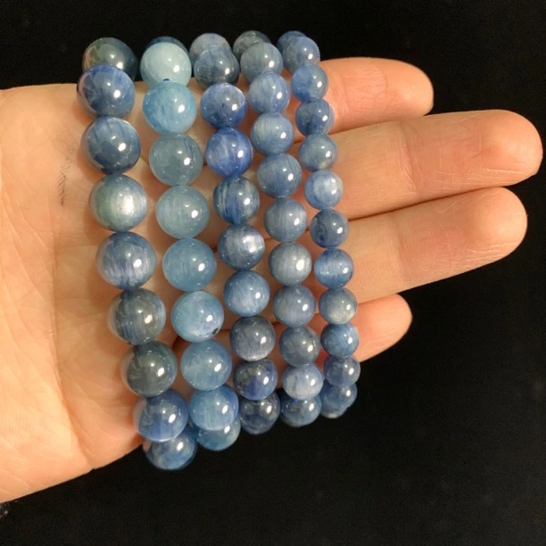 天然辰砂梵高星空蓝晶手串A555多样式发其一