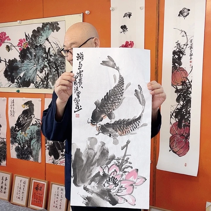 国画张圣敏先生纯手绘作品