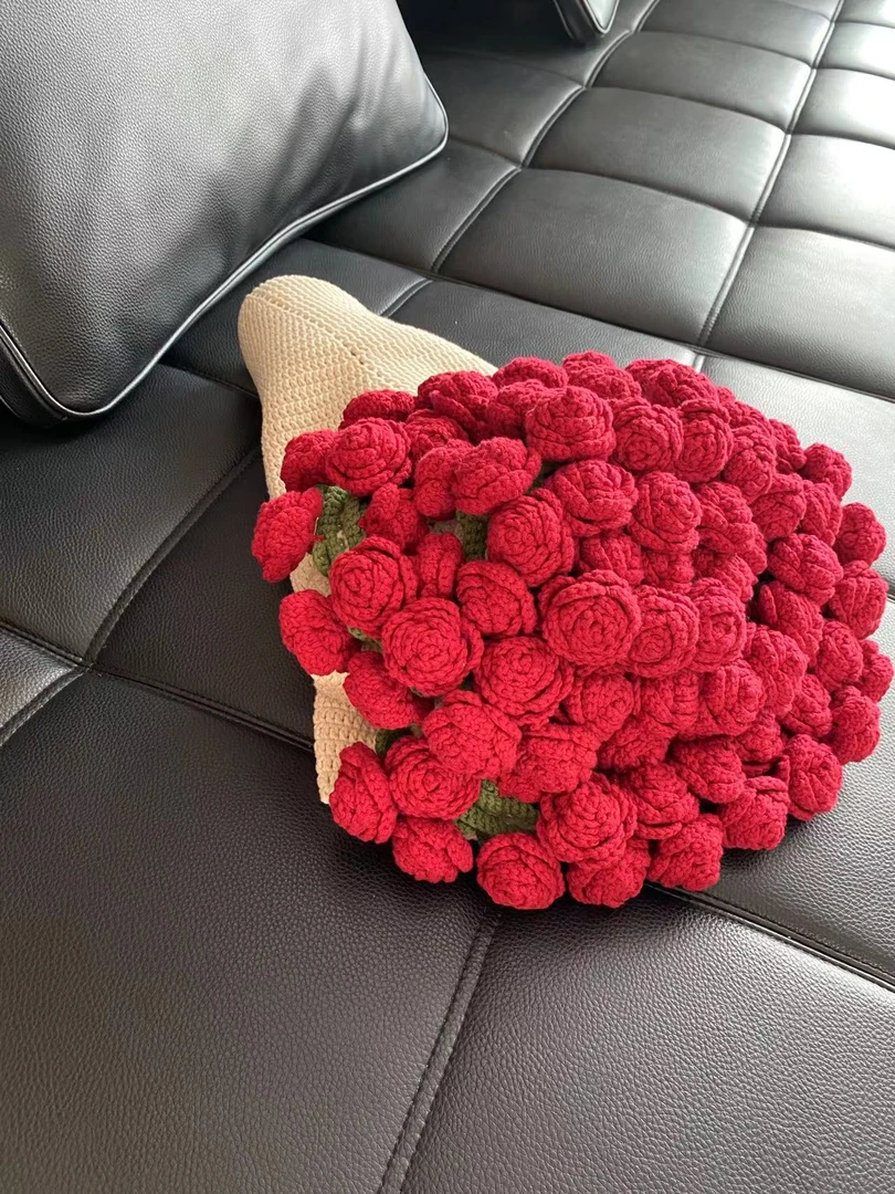 【孙娜专属】雪妃尔玫瑰花束毯子材料包可做直径130cm左右（99朵花）