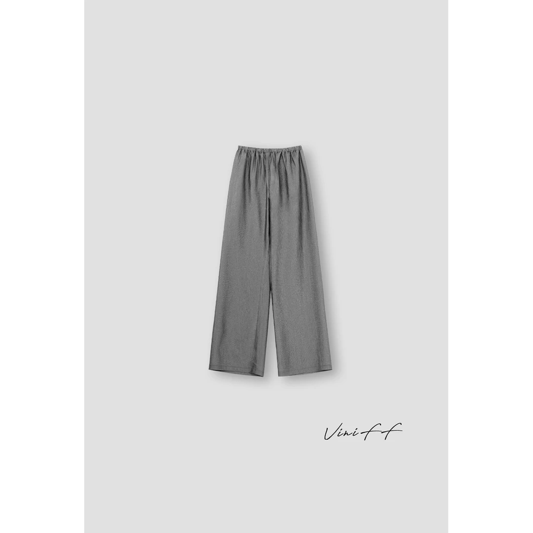 ViniFF薇妮｜2025S/S 早春新款 松紧带休闲裤WZ5CK035