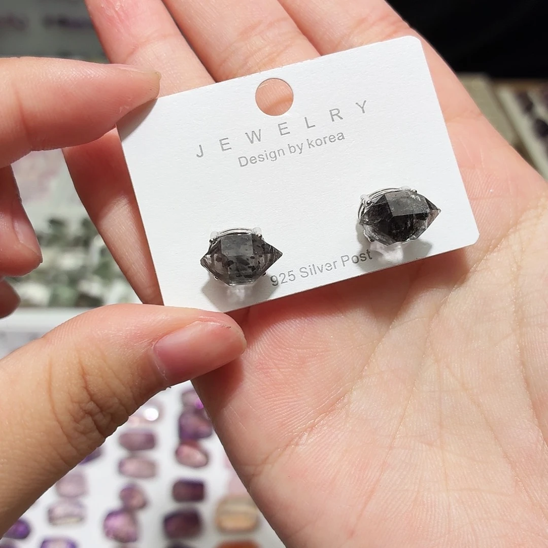 未镶嵌吊坠(不含链)水晶闪灵 成品 耳钉