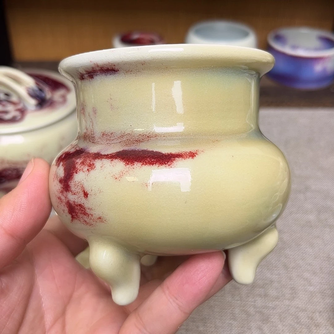 杯钧瓷窑变釉制作烧制