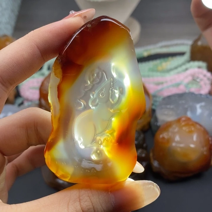 玛瑙/玉髓未镶嵌颈饰玛瑙