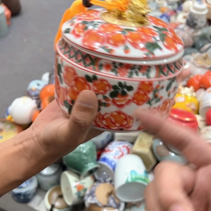 瑕疵福利品陶瓷茶叶罐