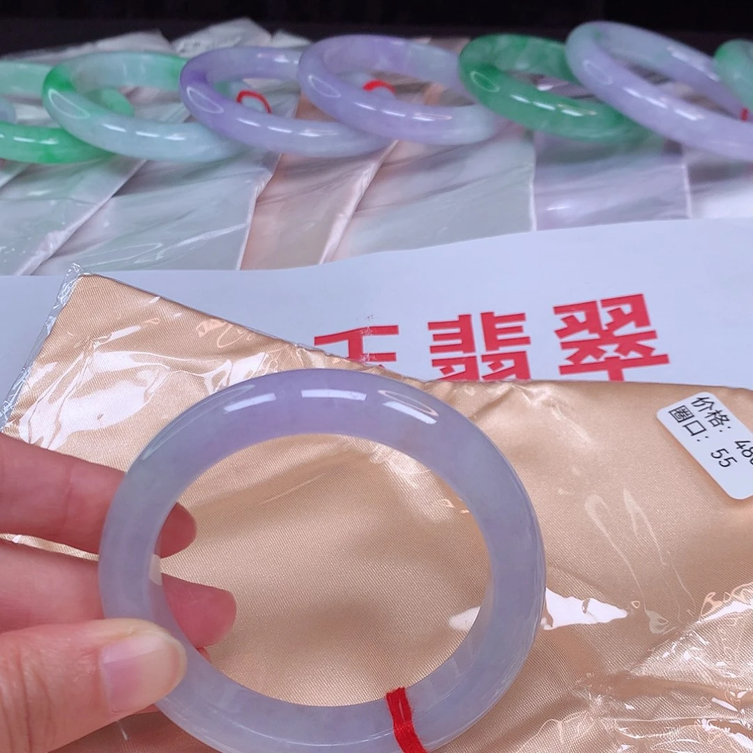 翡翠手镯未镶嵌翡翠手镯55.7