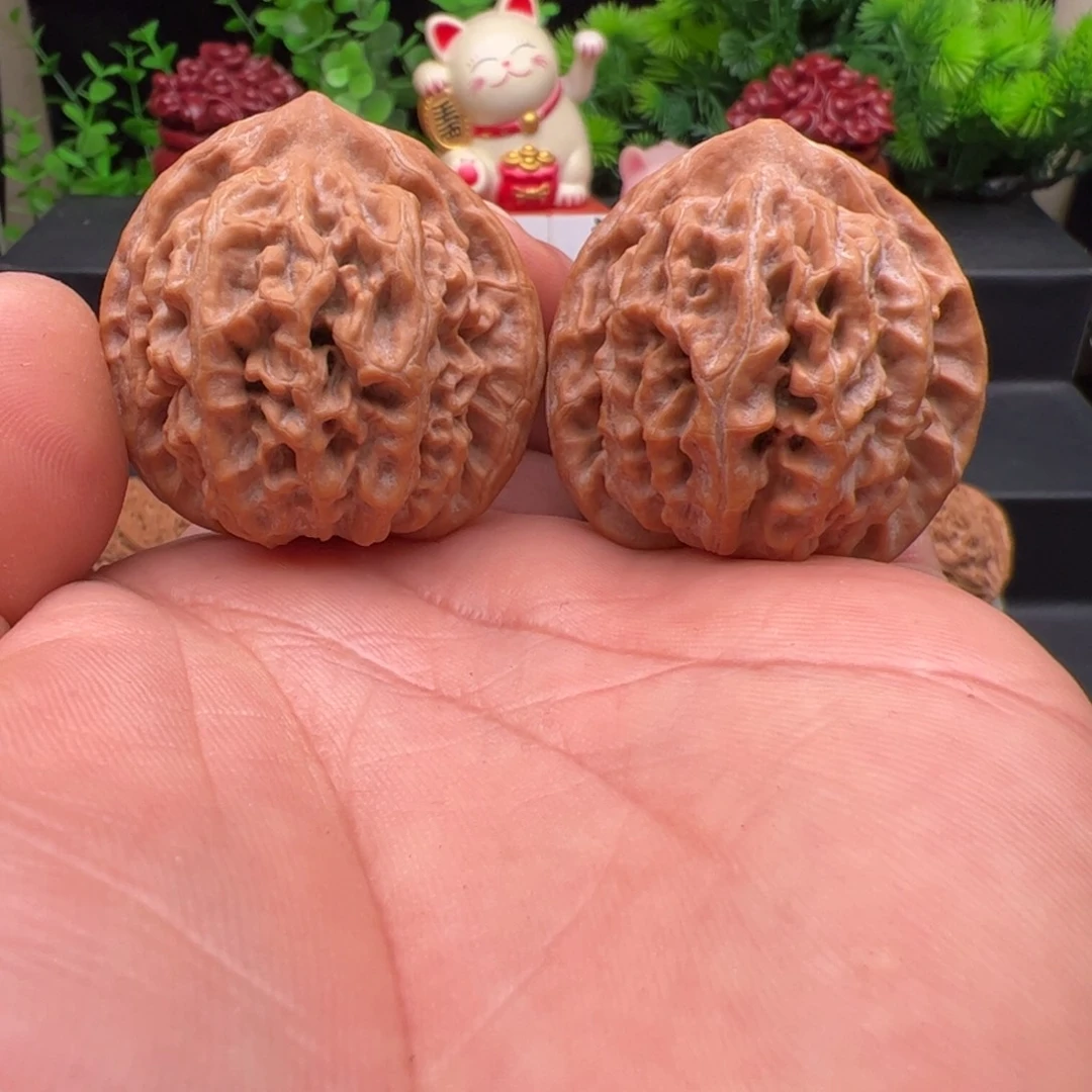 懒***由把件文玩核桃纯野生小红帽