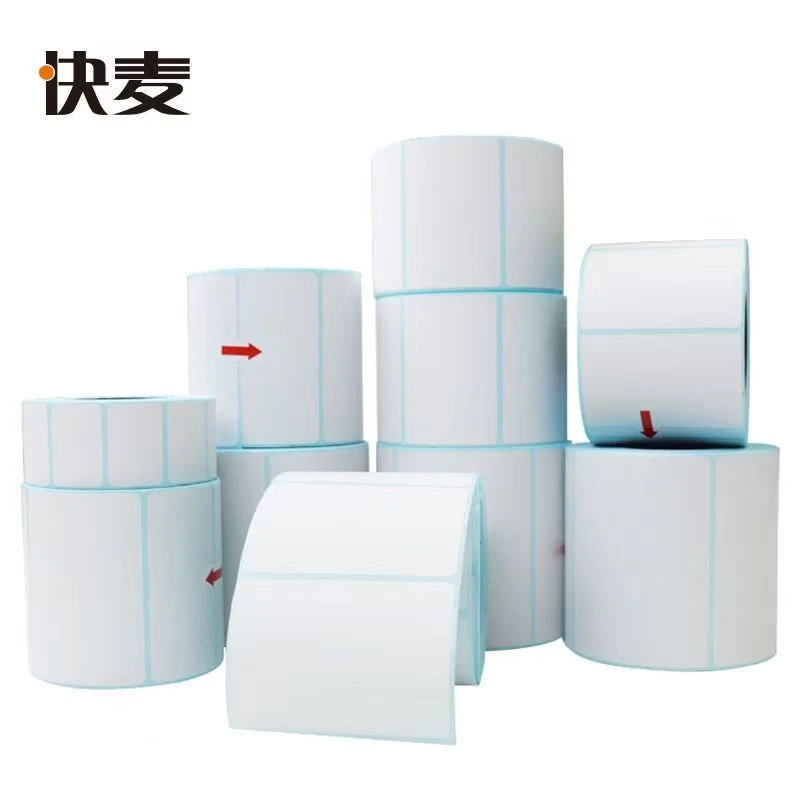 快麦三防热敏标签纸多种规格适用于超市物流的不干胶条码打印纸