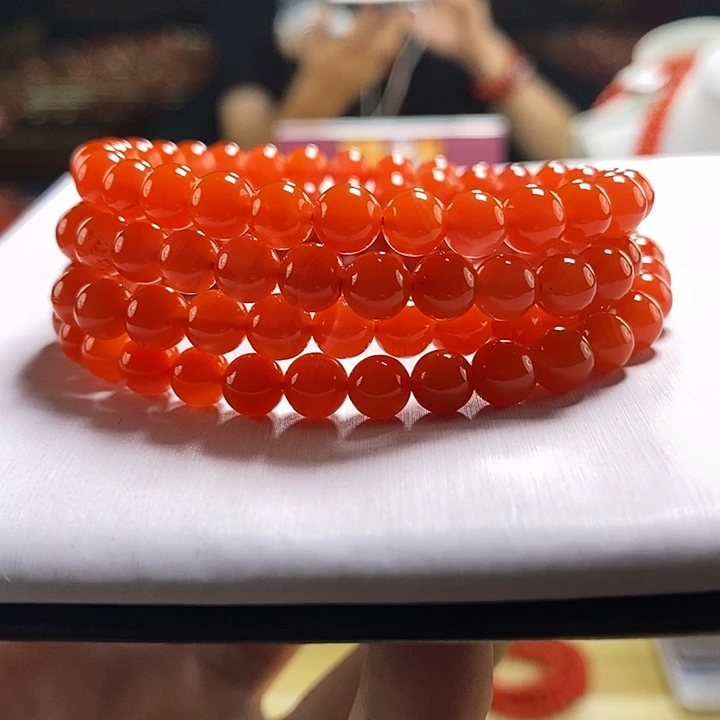 未镶嵌云端滴水洞  6mm   多样性发一南红玛瑙