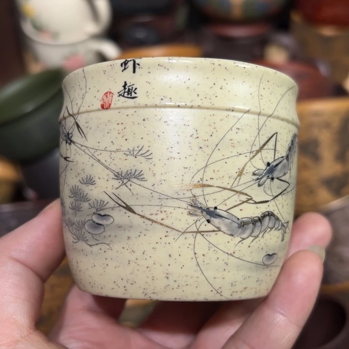 紫砂茶杯宜兴紫砂主人杯