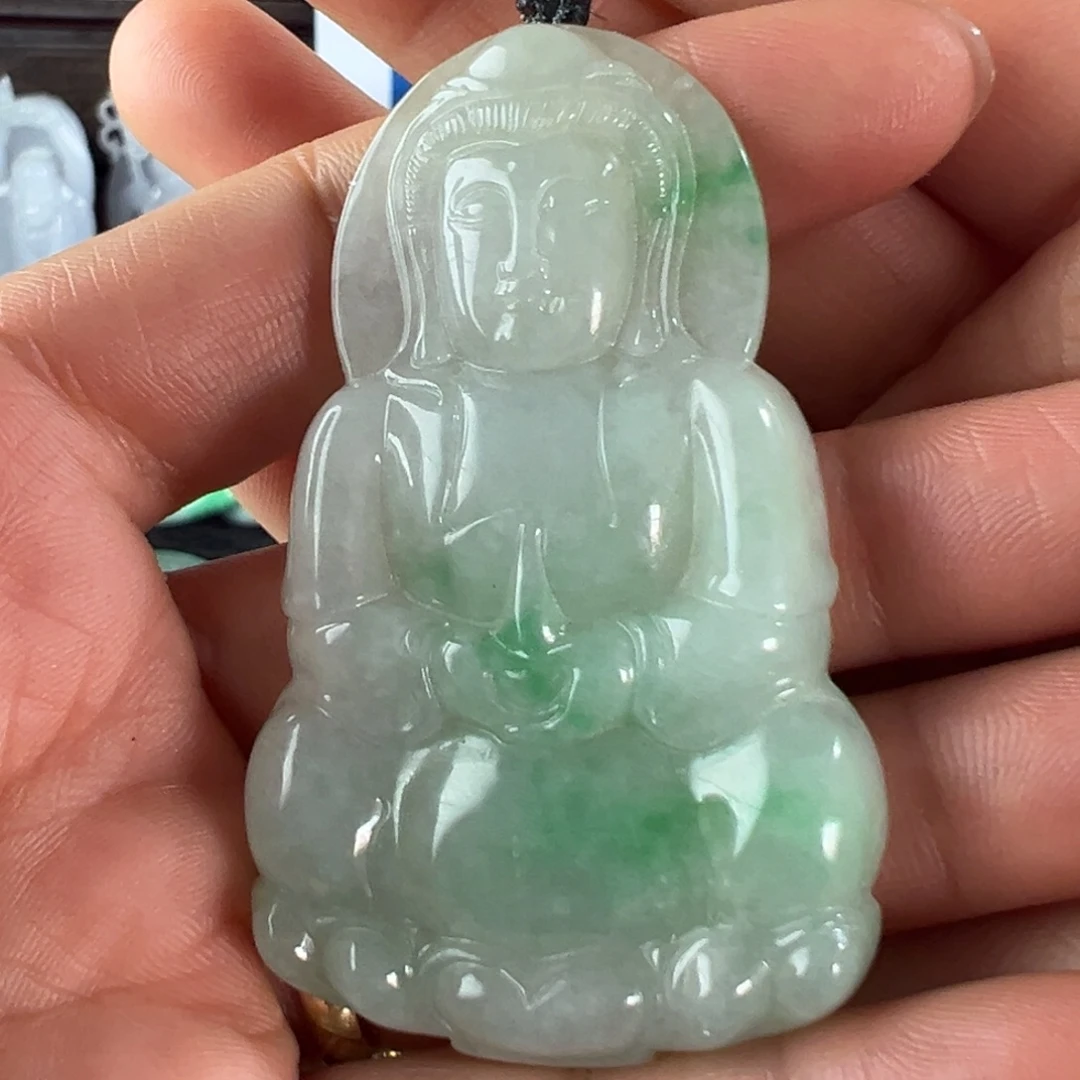 翡翠未镶嵌手镯天然翡翠挂件