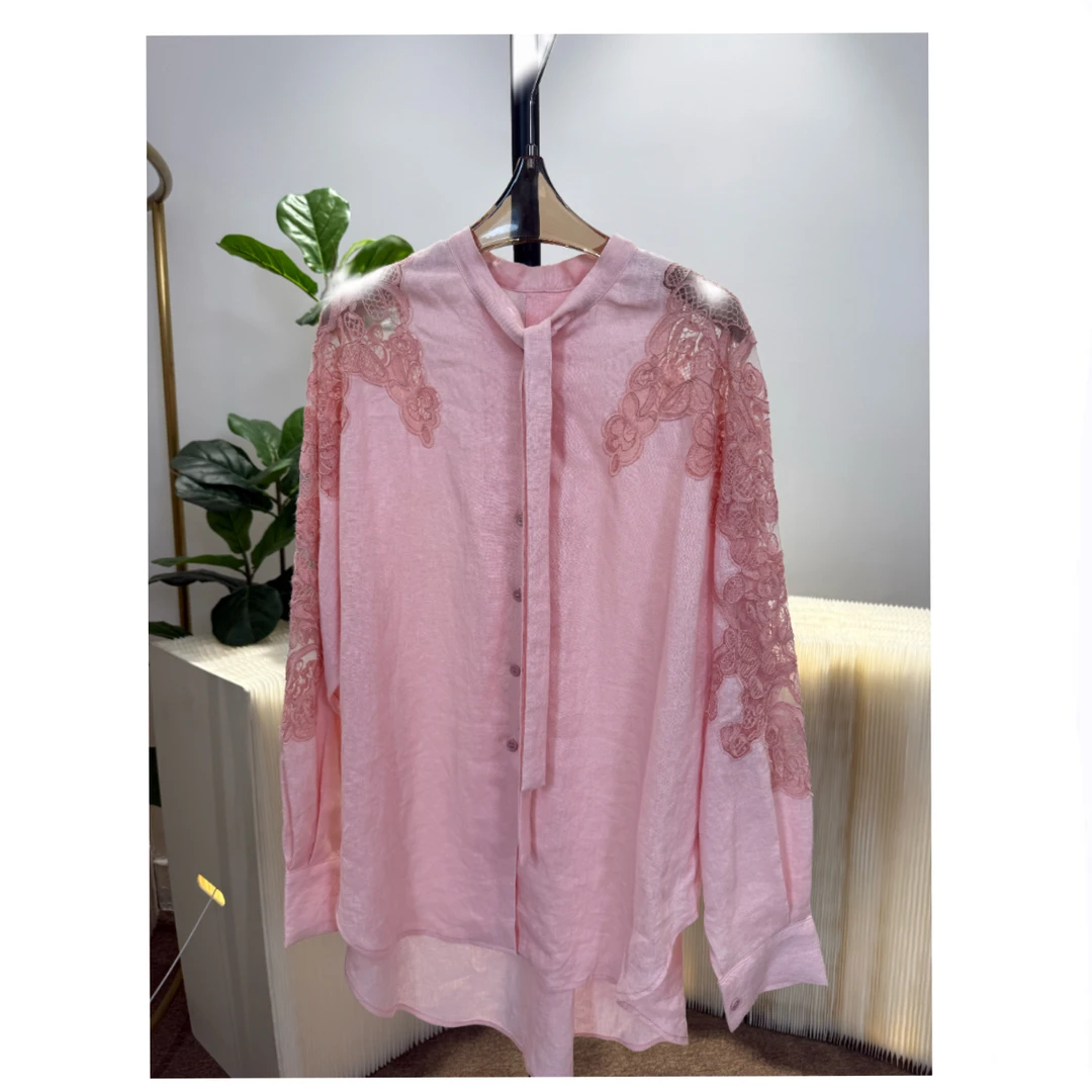 【深圳丽姐-易易】2502飘带衬衫