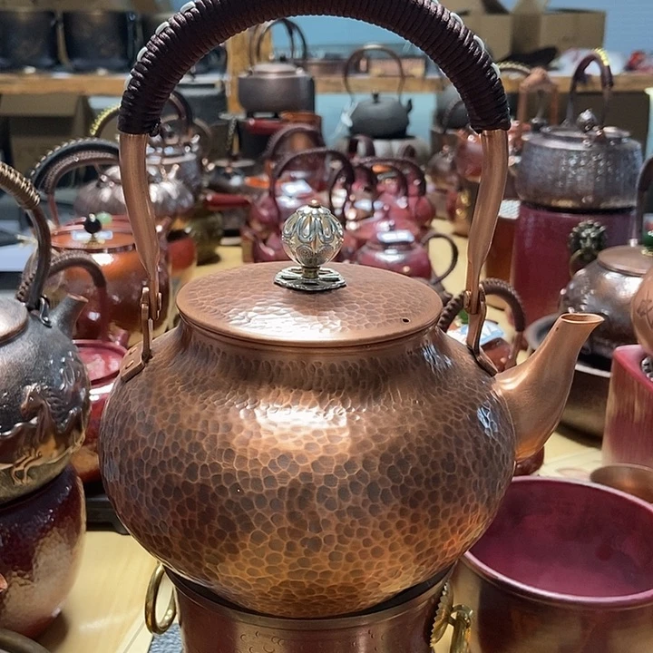 纯手工制作一铜壶1100