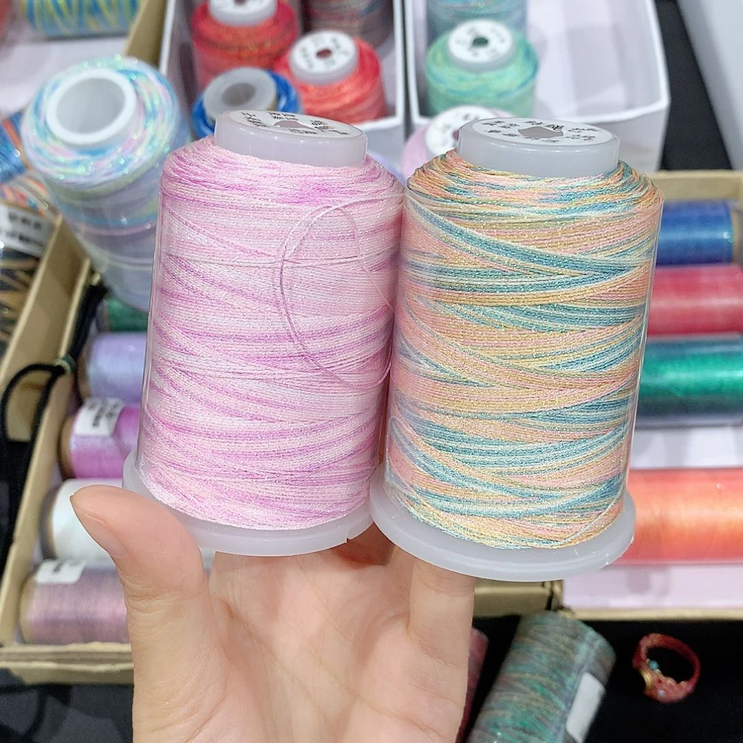 腈纶6股段染云朵慕斯、草莓奶冻50克