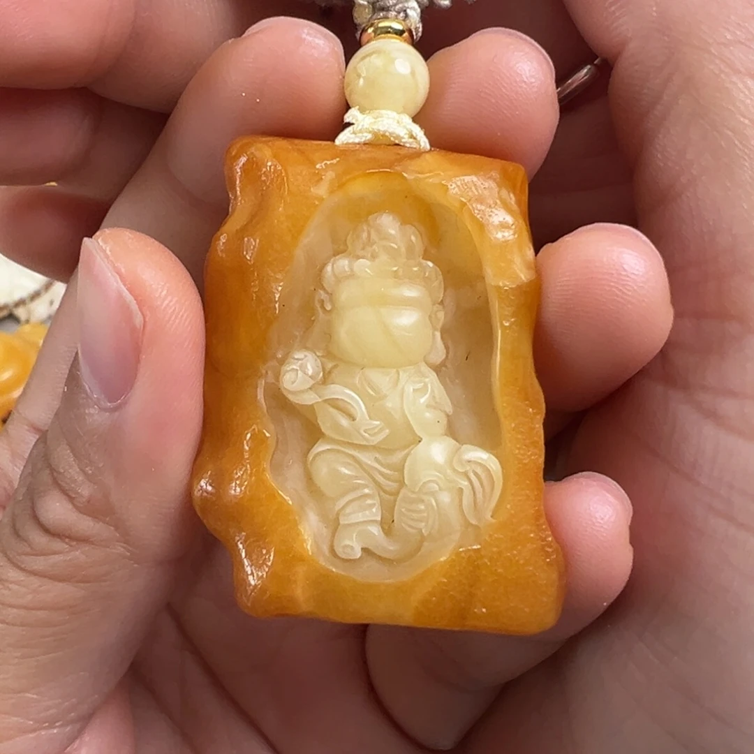 蜜蜡未镶嵌裸石龙蛇