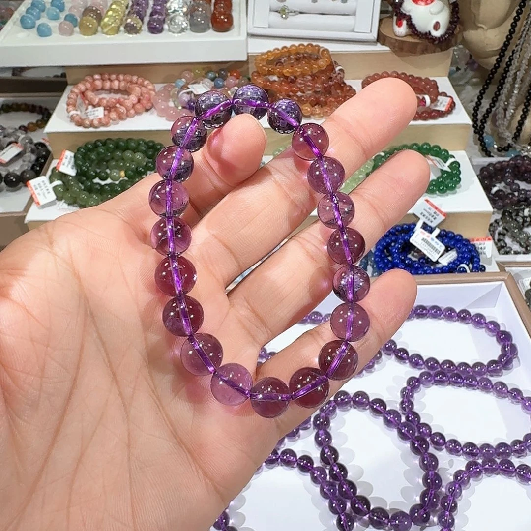 未镶嵌水晶手链紫水晶