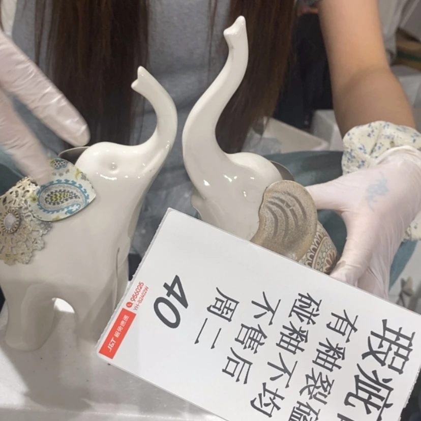 【闪购商品】摆件开****m陶瓷摆件瑕疵特卖