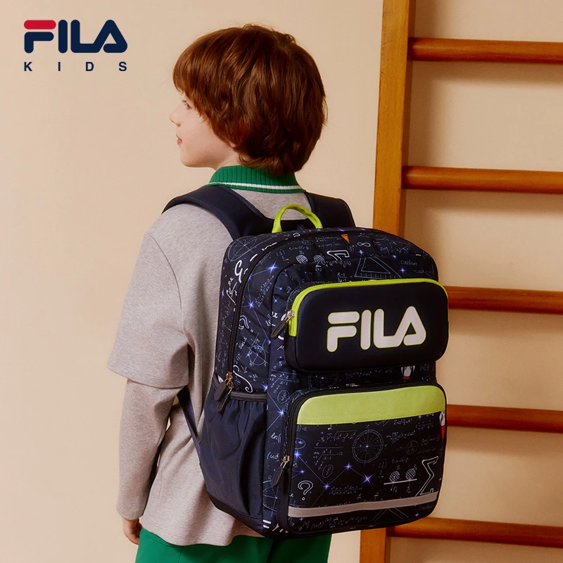 【斐乐儿童】新款防水时尚轻便书包中学生多功能双肩背包K58B251101