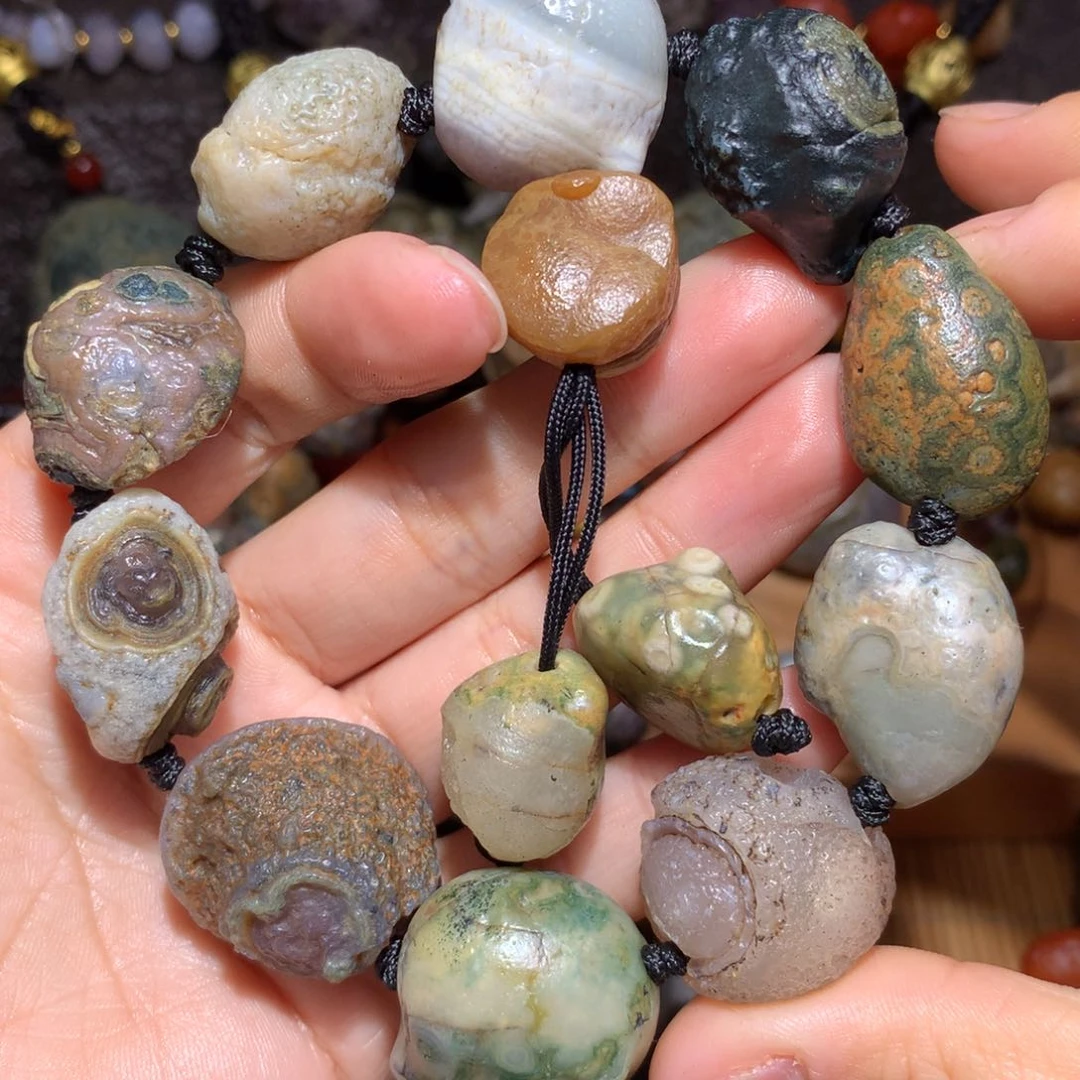 未镶嵌玛瑙/玉髓珠宝半成品