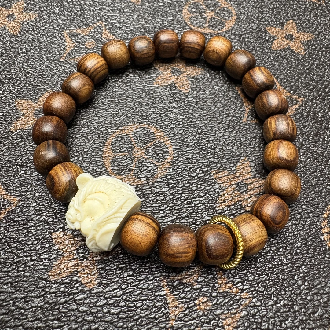 花梨带醒狮手串K001（无礼盒）