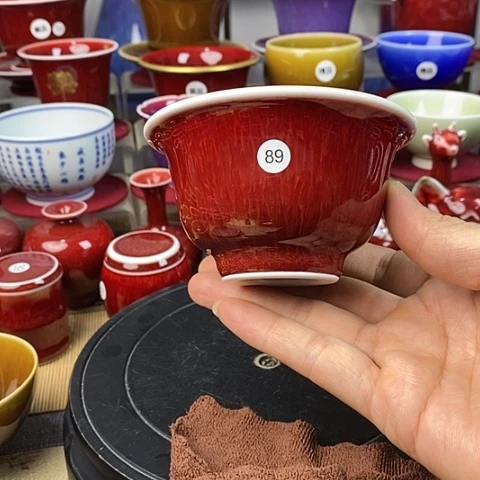 【闪购商品】景德镇名陶雅玩原矿郎红