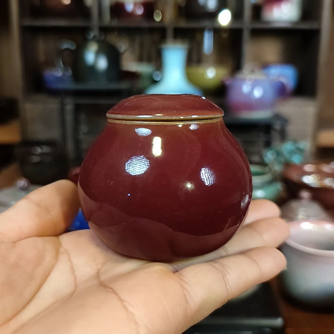 其他钧窑瓷器钧窑瓷器茶叶罐