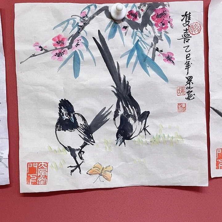 国画侯老师手绘作品