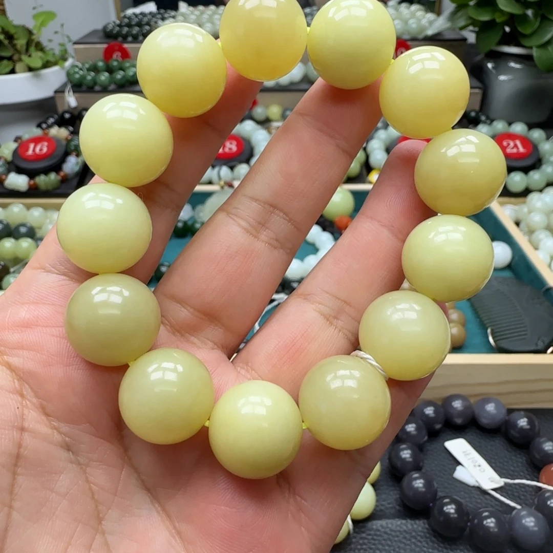 和田玉未镶嵌手链17