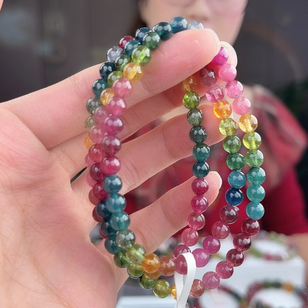 乌***空未镶嵌碧玺碧玺 5mm