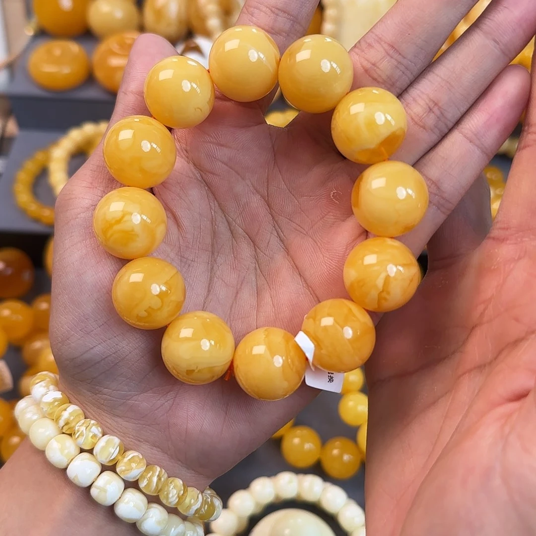 未镶嵌蜜蜡珠宝奇石19mm