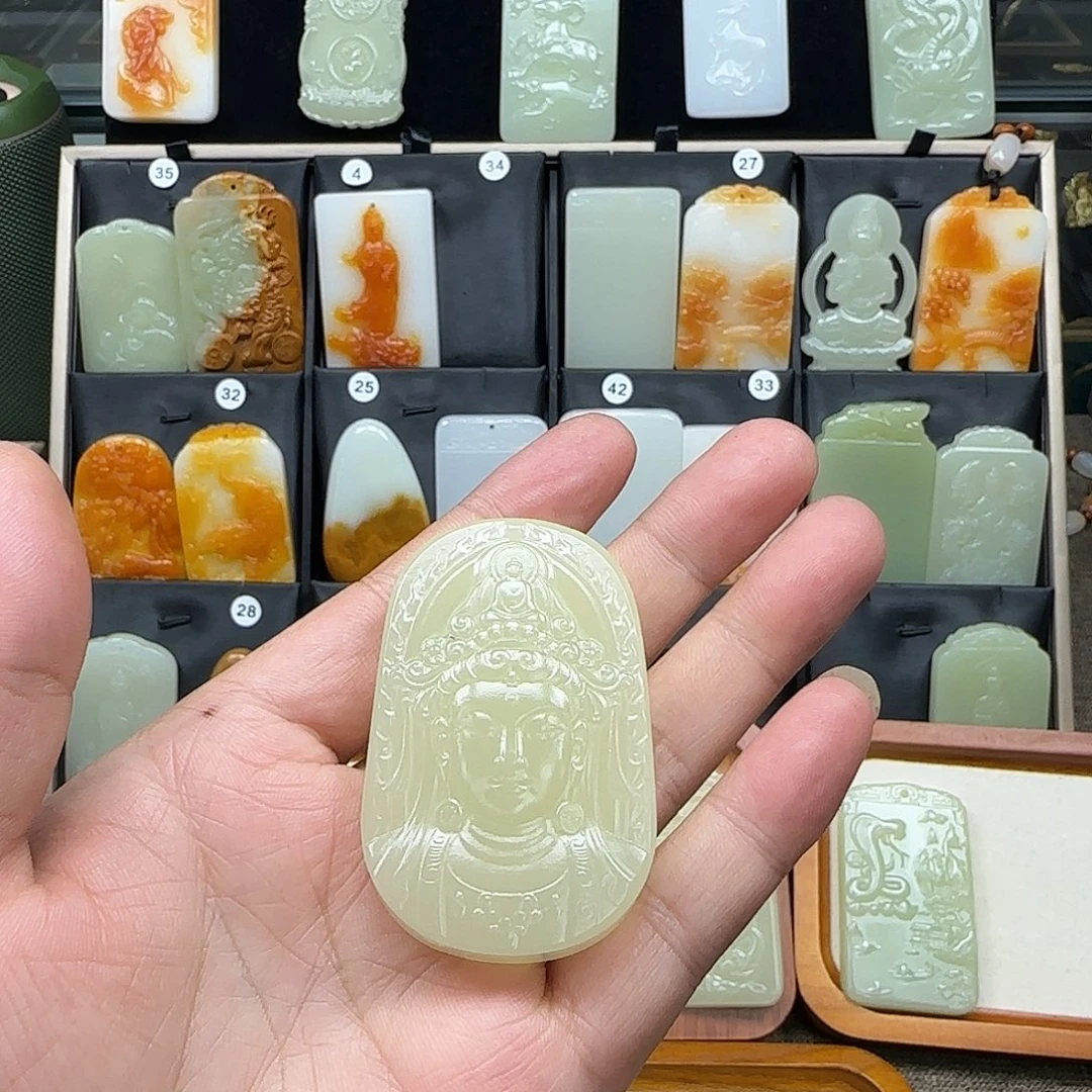 知***乐昆仑山料一物一拍观音