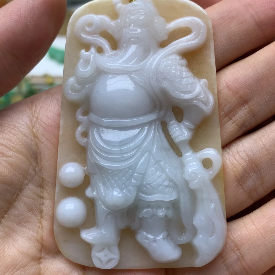 翡翠未镶嵌颈饰彩**姐翡翠